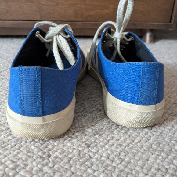 Veja Wata II low canvas Paros Pierre in cerulean blue - Picture 2 of 5